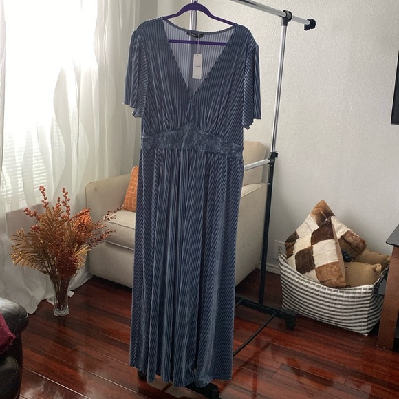 Simplee Apparel Women's Blue Maxi Dress Size 3XL  ( E - 21 ) - Picture 2 of 8